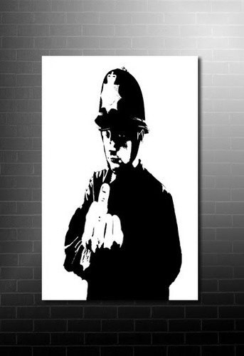 Banksy art poster - poster,