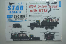 1/35 SUPERB STAR DECALS #35-C 1176 HIGH DETAIL GUN TRUCK M54  TRUCK WITH M113