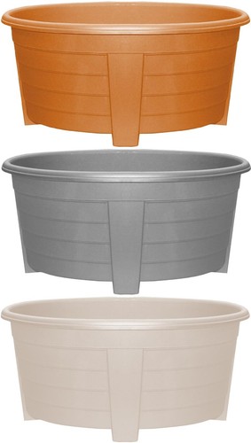 55cm oval trough planter - trough,