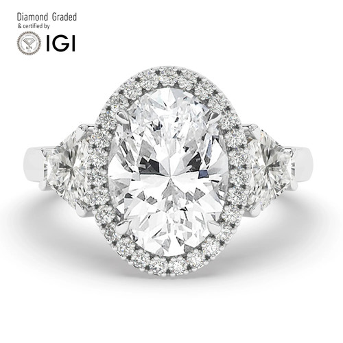 Oval diamond trilogy - oval,