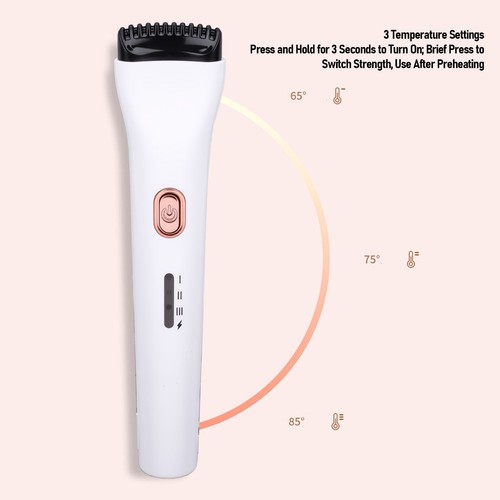Heated eyelash curler temp - heated,