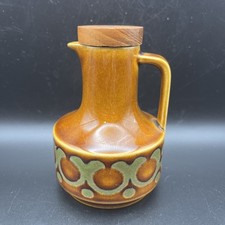 Vintage Hornsea Pottery  Oil/Vinegar Jug-Brontë Pattern-Original Stopper