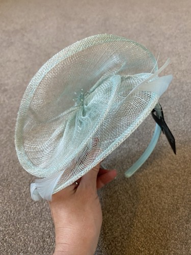 Mint green fascinator headband - mint,