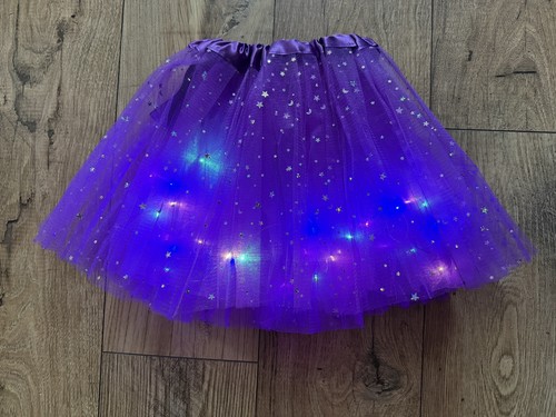 Purple led light star - light, tulle