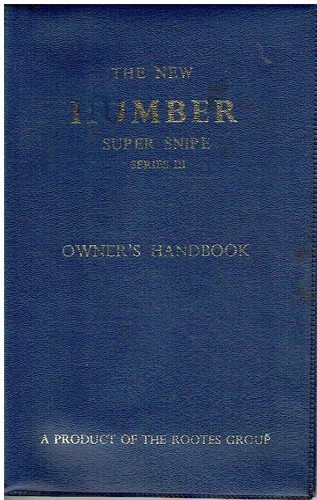 Humber super snipe series iii - humber,