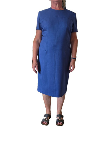 Eastex mid blue lined - , linen