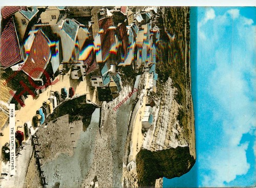 Picture postcard staithes - picture, postcard-:staithes