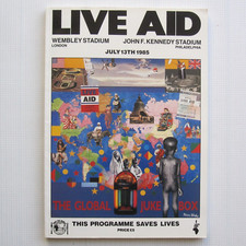 Live Aid Concert Programme