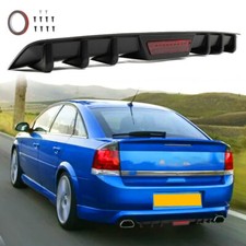 For Vauxhall Opel Vectra C Matte Black Rear Bumper Diffuser Splitter Spoiler Fin