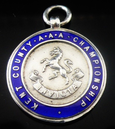Sterling silver enamel pocket - sterling,