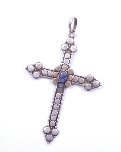Suarti cross pendant opal - suarti,