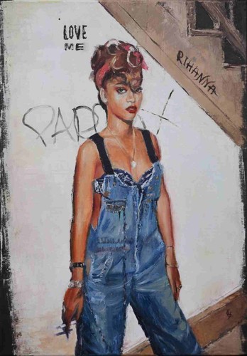 Oil painting canvas - painting,