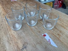 Small Round Drinking Glasses x