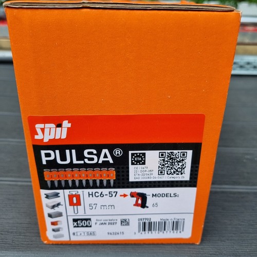 Spit pulsa 57mm nails with - pulsa,