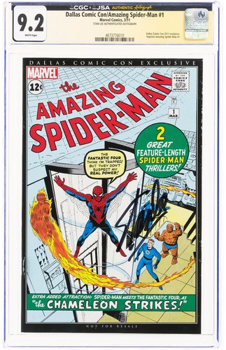 Cgc amazing spider man - cgc, 9.2