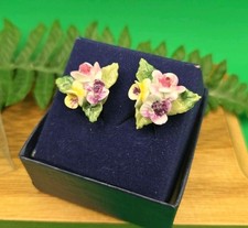Vtg Staffordshire Floral Fine