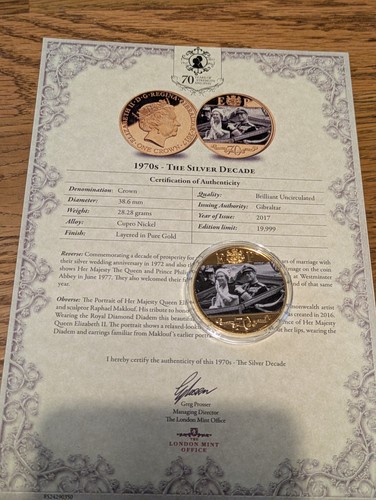 Gibraltar london mint platinum - mint,