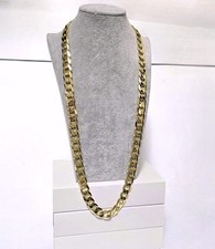 Mens 9ct Gold XP 12mm Curb