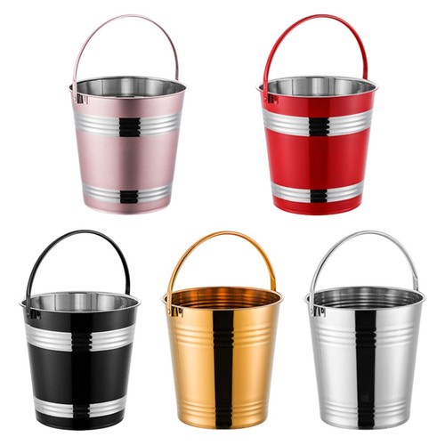 Stainless steel ice bucket - steel,