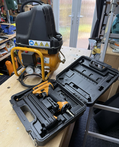 Bostitch pneumatic nail gun - nail,