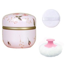 Body Powder Puff and Container