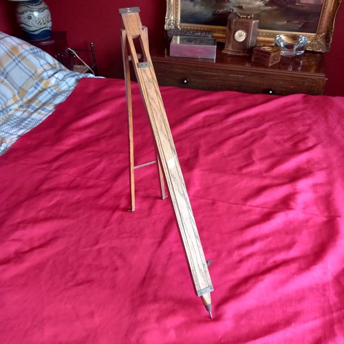 Antique folding wooden brass - antique, &