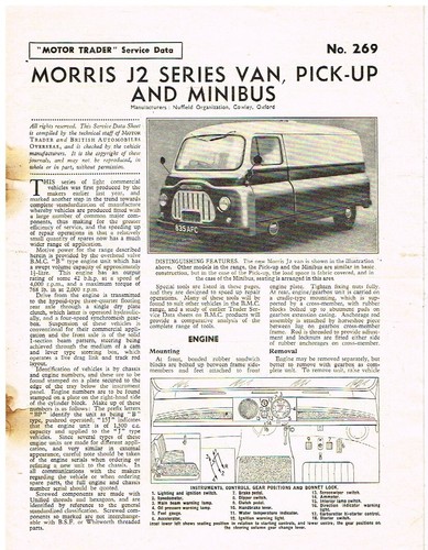 Morris van bus pick - van, pick-up
