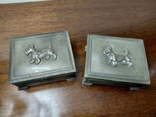 2 1930/40's METAL BOXES WITH