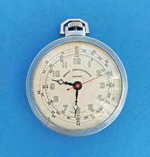 Vintage Sport Chronograph Arugo Pocket Watch c1920