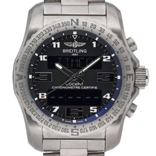 Breitling Cockpit B50 EB501022/BD40 with 46mm Titanium case and Black dial. E...