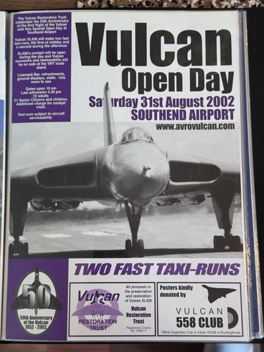 Avro vulcan xl426 southend - vulcan,