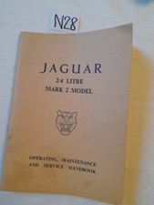 JAGUAR Mark 2 Model  2.4 LITRE OPERATING MAINTENANCE AND SERVICE HANDBOOK