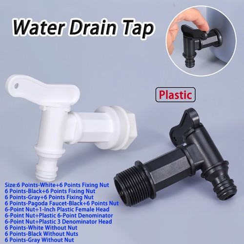 Plastic water tank drain - tank,