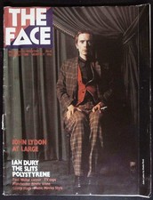THE FACE #8 December 1980 JOHN LYDON Paul Weller IAN DURY Bowie in Manchester