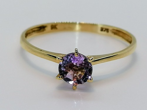 9ct gold ametrine solitaire - 9ct,