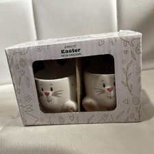 CAT EGG CUPS  - SET OF