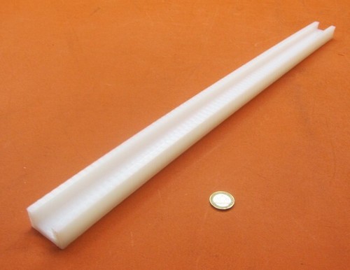 Uhmw white channel wall - uhmw, u