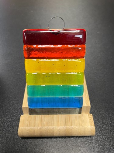 Fused glass art - fused, wall