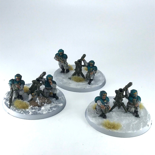 Cadian mortar squad - mortar, imperial