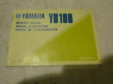 Yamaha YB100 Motorcycle Owners