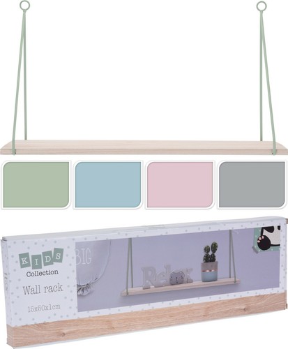 Children wooden wall - children's, shelf