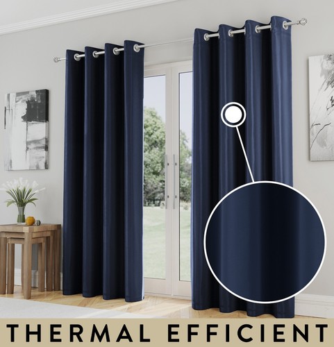 Plain navy blue - navy, thermal