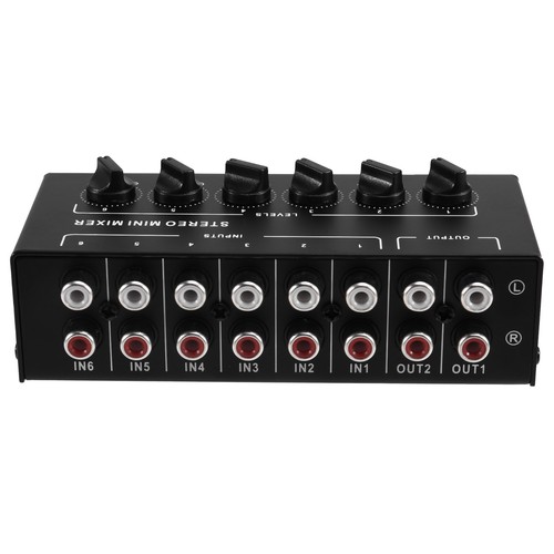Stereo channel passive mixer - 6,