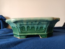 bonsai pot ceramic glazed