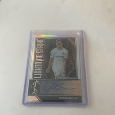 2019-20 Panini Obsidian Lightning Strike Autographs Mason Mount