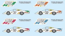 Decals Porsche 908 LH Le Mans