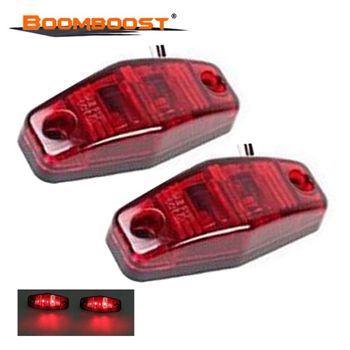 10pcs red led marker lights - 10pcs,