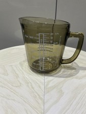 Measuring Jug 1 Pint Smoked Glass Arcopal France Vintage 