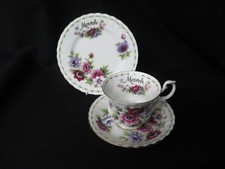 Royal Albert March Trio Flower