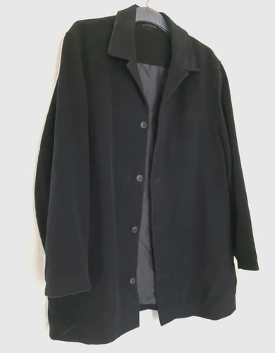 Mens black over - mens, coat